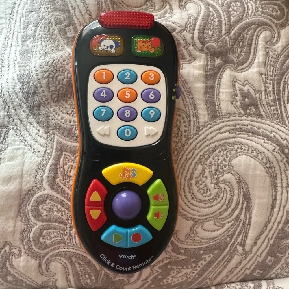 VTech Click & Count Remote - Black and Multicolor